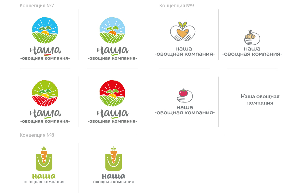 Логотип, фирменный стиль, Наша овощная компания